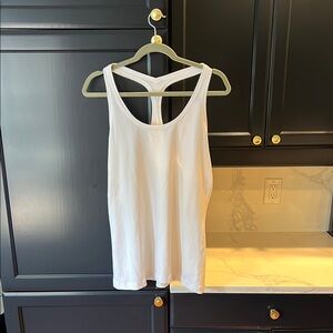 Lulu lemon white racer back -GREAT condition. Worn only a few times.